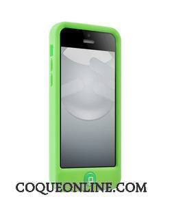 iPhone 5c Coque De Téléphone Vert Silicone