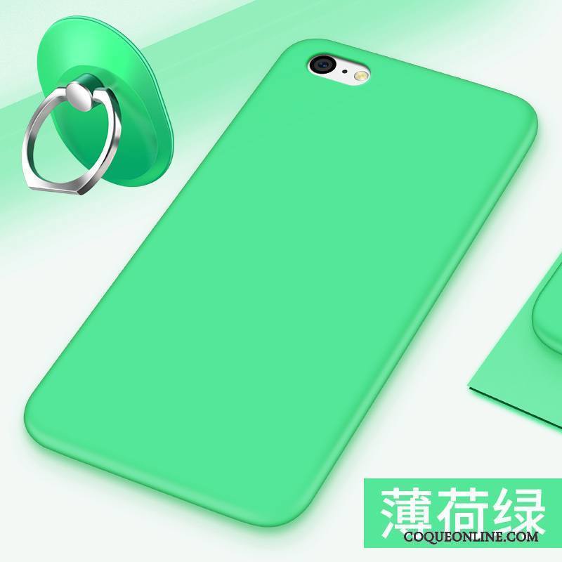 iPhone 5c Coque Incassable Silicone Noir Tendance Délavé En Daim Protection Étui