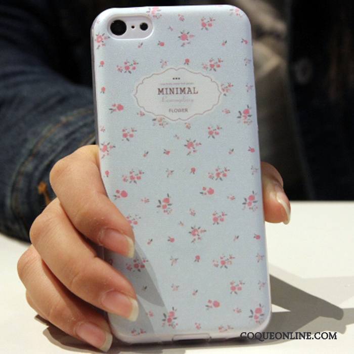 iPhone 5c Fluide Doux Dessin Animé Coque De Téléphone Silicone Tendance Incassable Étui