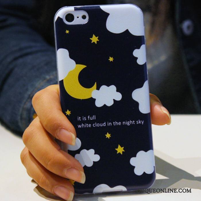 iPhone 5c Fluide Doux Dessin Animé Coque De Téléphone Silicone Tendance Incassable Étui