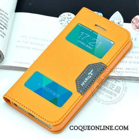 iPhone 5c Jaune Housse Protection Étui En Cuir Coque De Téléphone