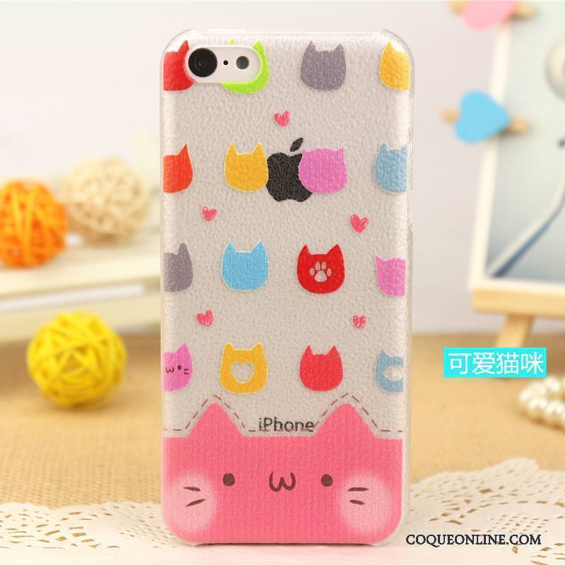 iPhone 5c Protection Très Mince Couvercle Arrière Coque De Téléphone Personnalisé Cuir Véritable Modèle Fleurie