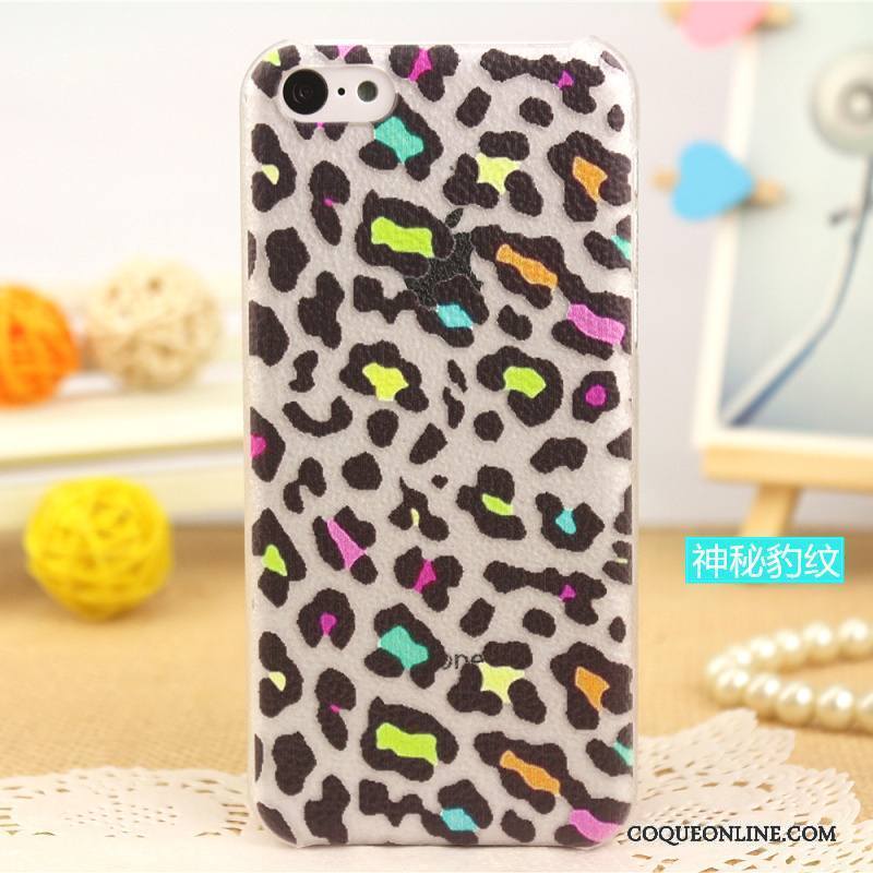 iPhone 5c Protection Très Mince Couvercle Arrière Coque De Téléphone Personnalisé Cuir Véritable Modèle Fleurie