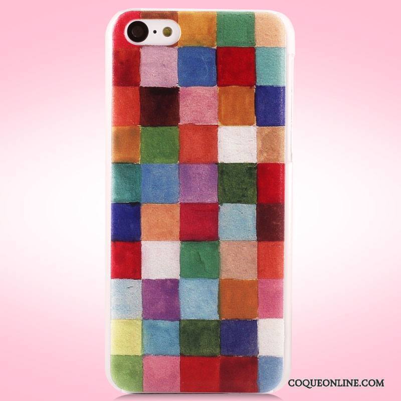 iPhone 5c Étui Difficile Peinture Multicolore Coque De Téléphone Protection