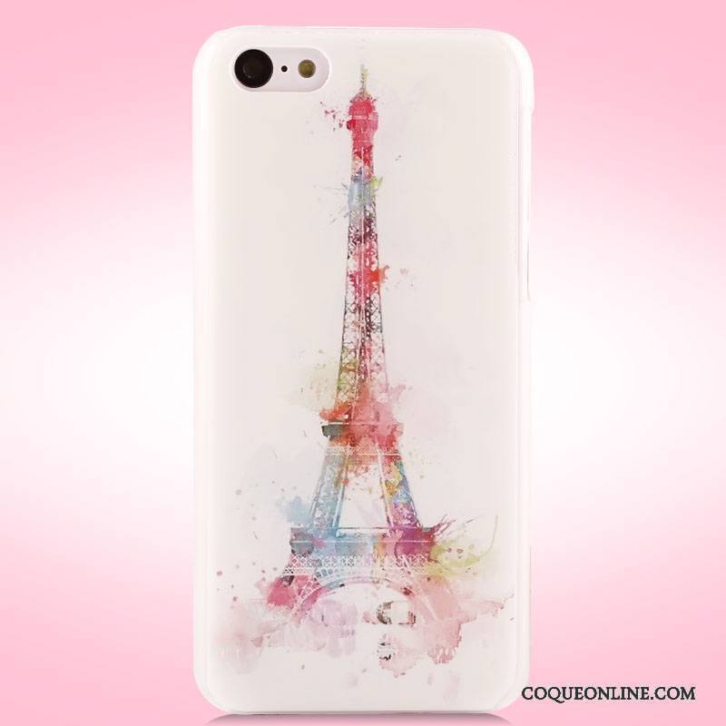 iPhone 5c Étui Difficile Peinture Multicolore Coque De Téléphone Protection