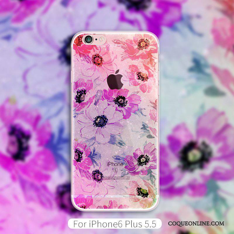 iPhone 6/6s Art Nouveau Coque De Téléphone Tendance Style Chinois Bleu Créatif