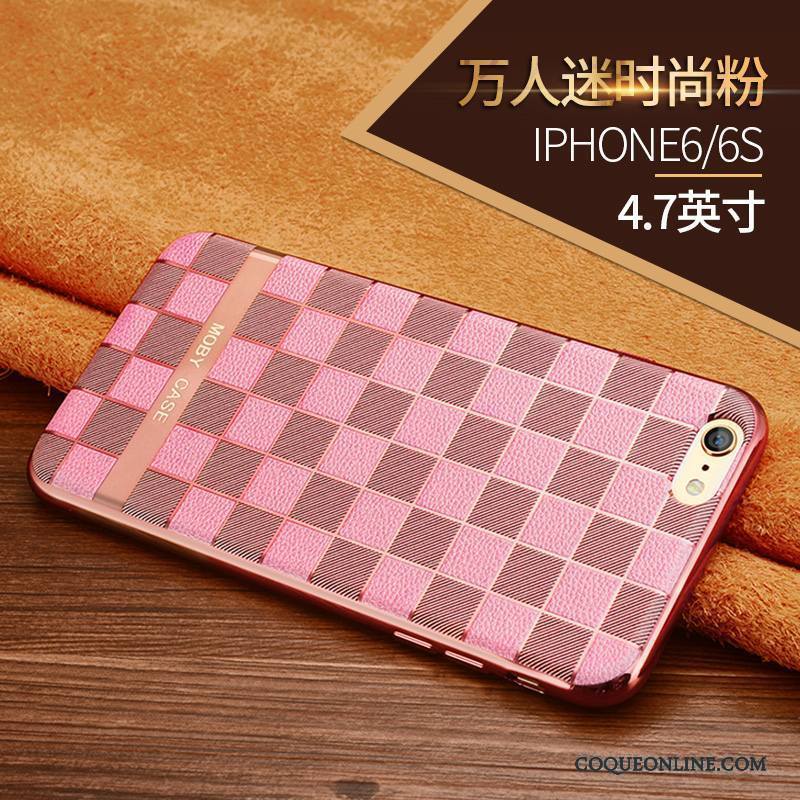 iPhone 6/6s Coque De Téléphone Fluide Doux Légère Étui Silicone Or Protection