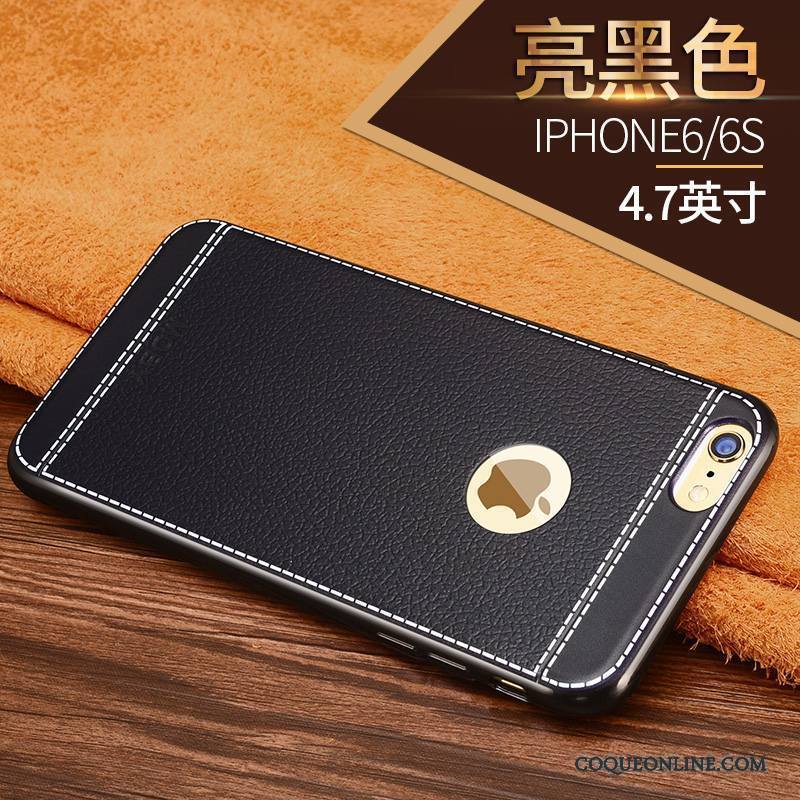 iPhone 6/6s Coque De Téléphone Fluide Doux Légère Étui Silicone Or Protection