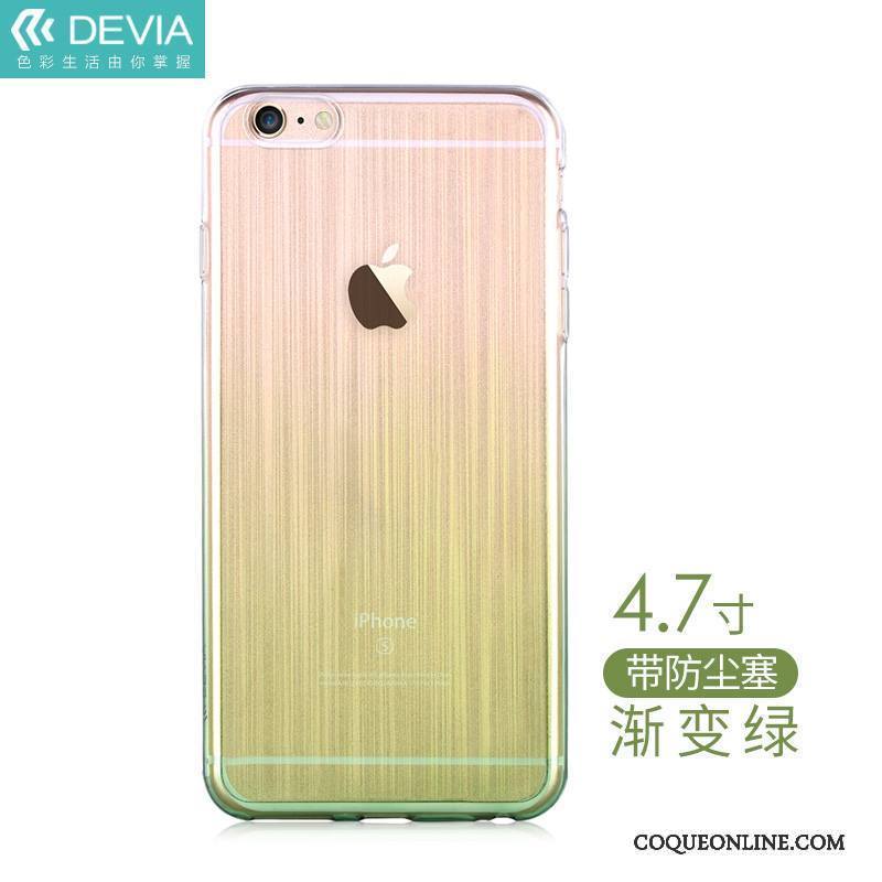 iPhone 6/6s Coque De Téléphone Tendance Étui Incassable Protection Violet Transparent