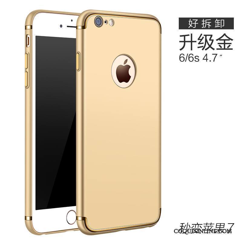 iPhone 6/6s Coque De Téléphone Tendance Étui Tout Compris Or Rose Délavé En Daim Très Mince