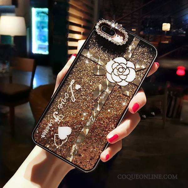 iPhone 6/6s Coque Or Étui Strass Créatif Incassable Tout Compris Luxe