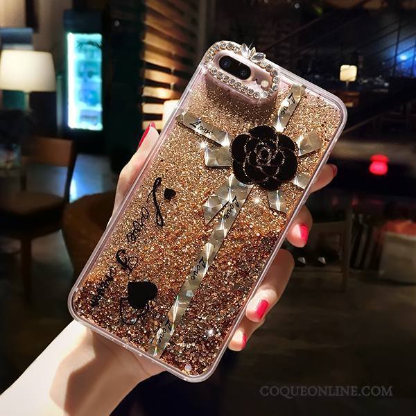 iPhone 6/6s Coque Or Étui Strass Créatif Incassable Tout Compris Luxe