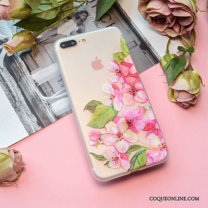 iPhone 6/6s Coque Tout Compris Modèle Transparent Créatif Fluide Doux Frais Amoureux