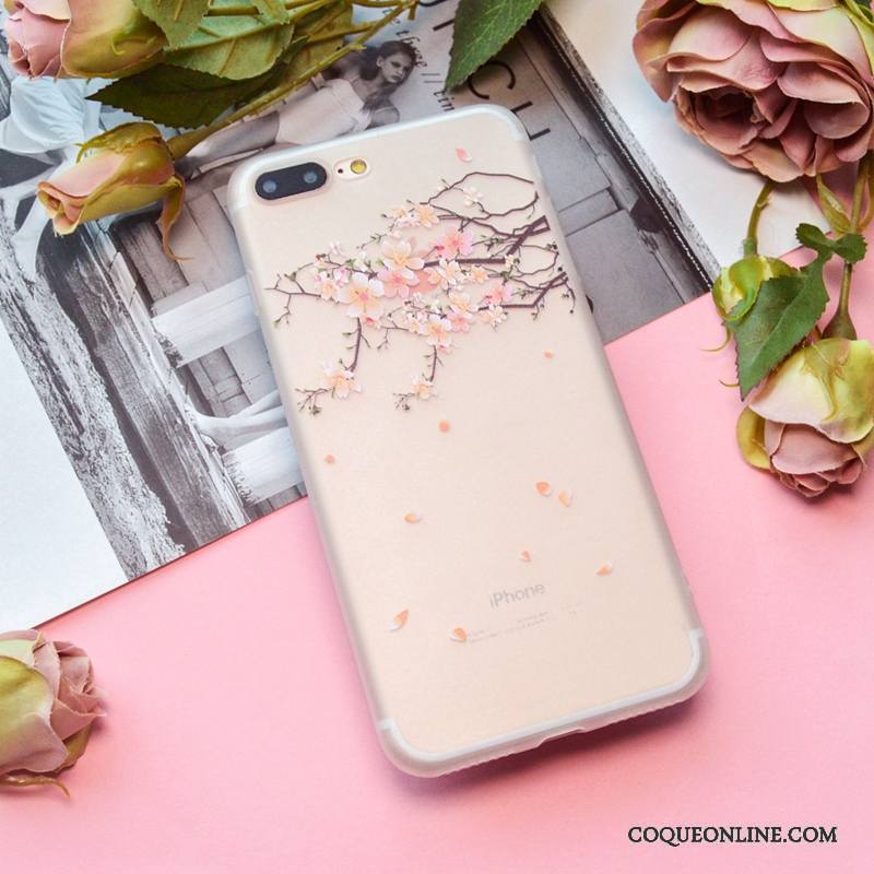 iPhone 6/6s Coque Tout Compris Modèle Transparent Créatif Fluide Doux Frais Amoureux