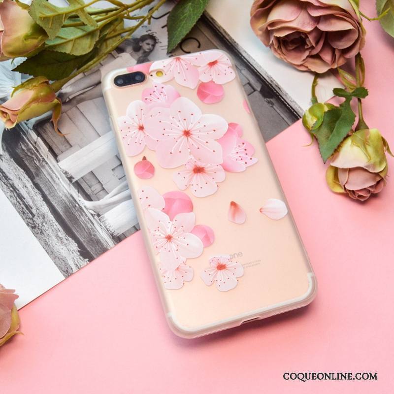 iPhone 6/6s Coque Tout Compris Modèle Transparent Créatif Fluide Doux Frais Amoureux