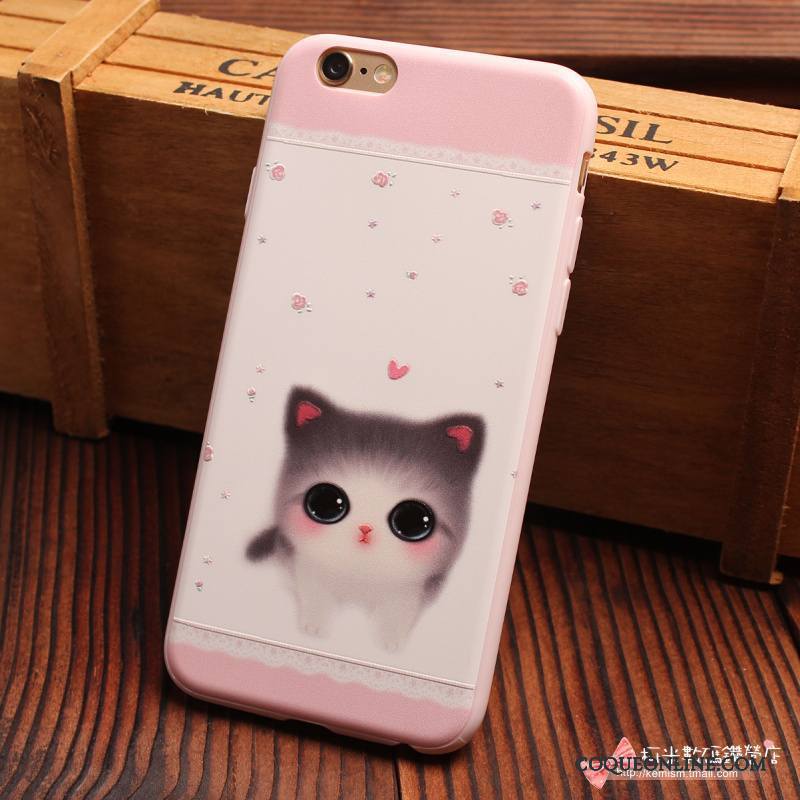 iPhone 6/6s Coque Étui Fluide Doux Personnalité Petit Silicone Créatif