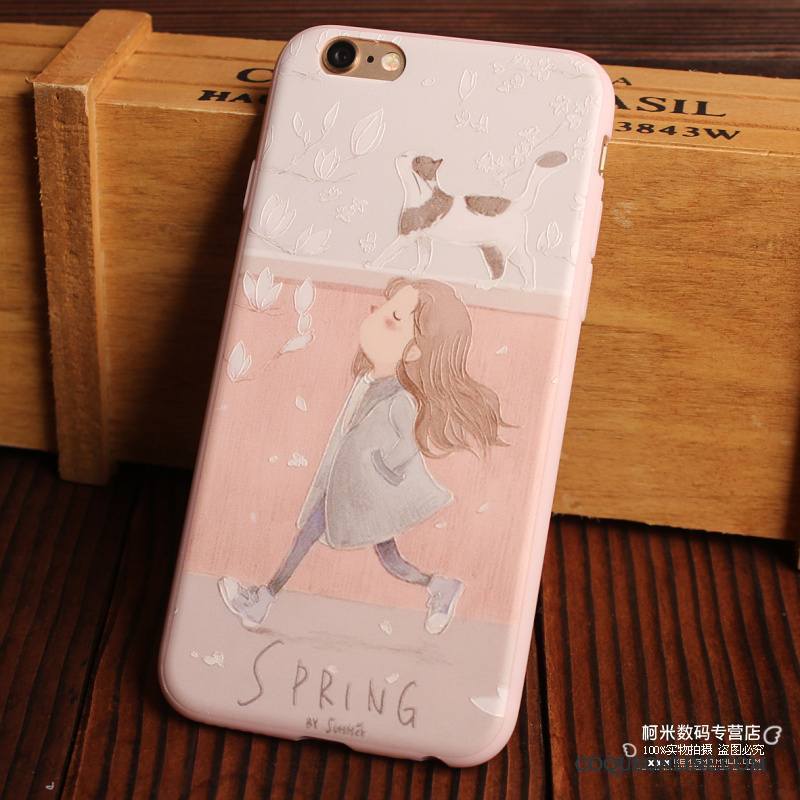 iPhone 6/6s Coque Étui Fluide Doux Personnalité Petit Silicone Créatif