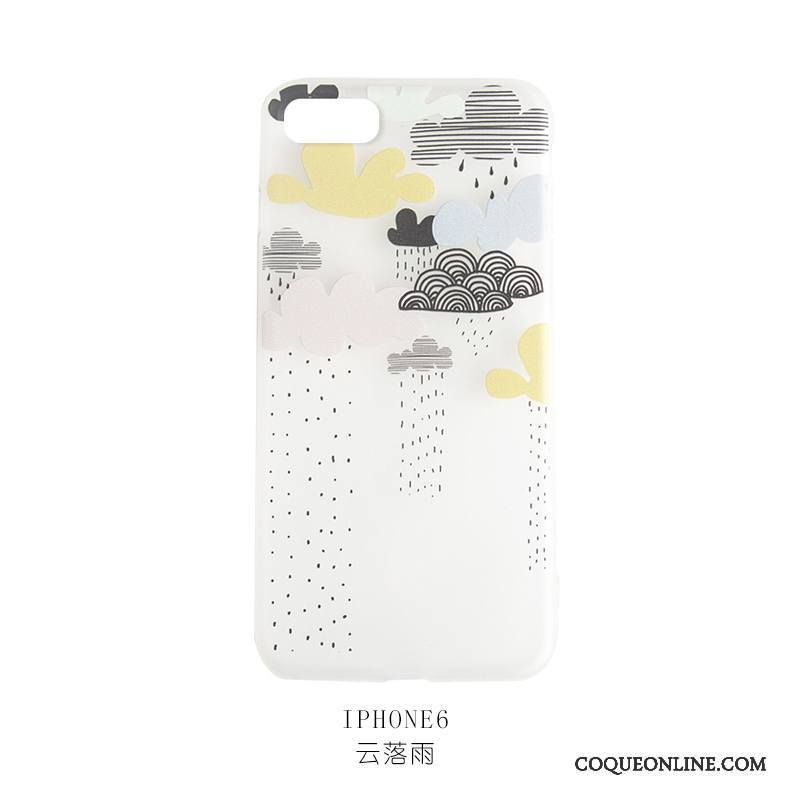 iPhone 6/6s Créatif Charmant Tout Compris Transparent Coque De Téléphone Cœur Dessin Animé