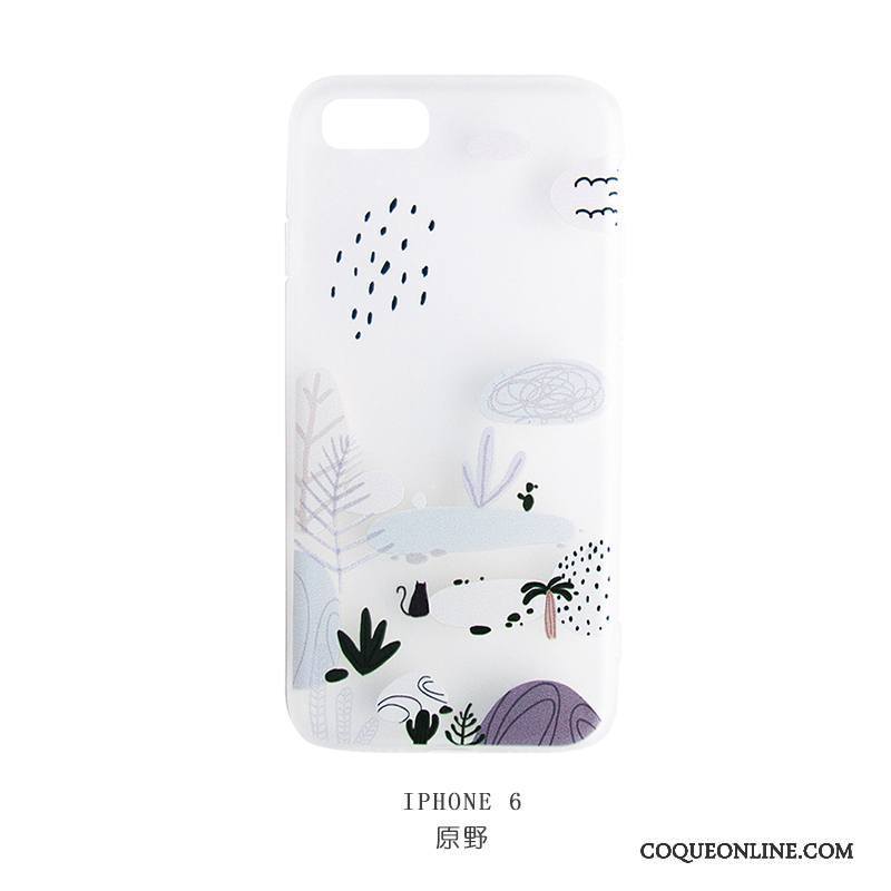 iPhone 6/6s Créatif Charmant Tout Compris Transparent Coque De Téléphone Cœur Dessin Animé