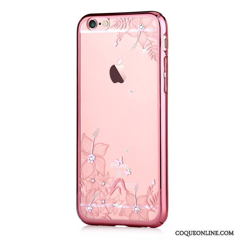 iPhone 6/6s Difficile Or Coque De Téléphone Protection Strass Nouveau