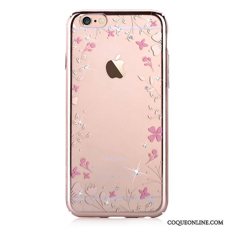 iPhone 6/6s Difficile Or Coque De Téléphone Protection Strass Nouveau