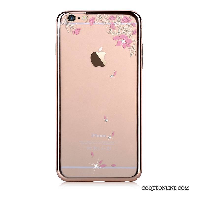 iPhone 6/6s Difficile Or Coque De Téléphone Protection Strass Nouveau