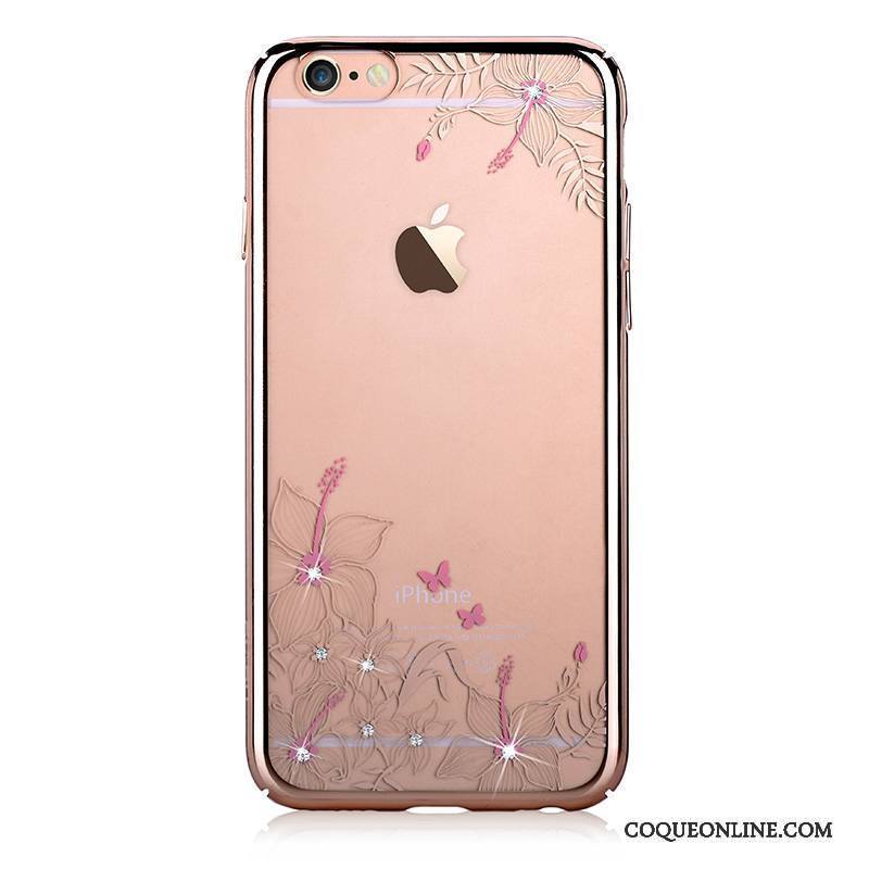 iPhone 6/6s Difficile Or Coque De Téléphone Protection Strass Nouveau