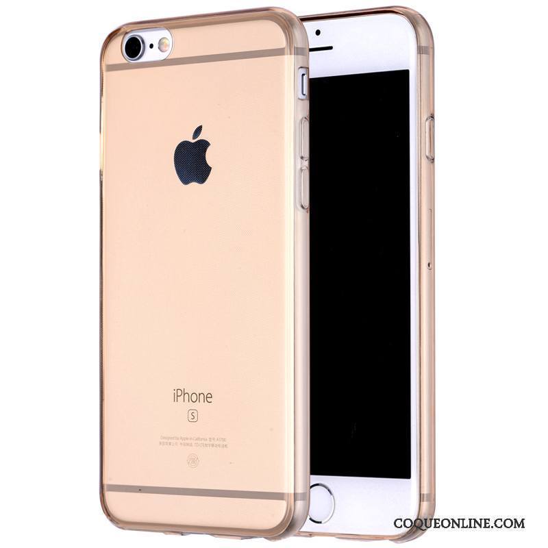 iPhone 6/6s Fluide Doux Coque De Téléphone Transparent Silicone Tout Compris Bleu Dégradé