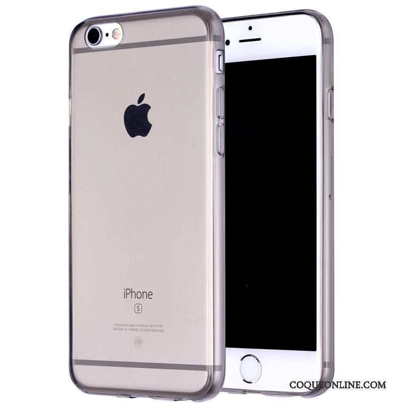 iPhone 6/6s Fluide Doux Coque De Téléphone Transparent Silicone Tout Compris Bleu Dégradé