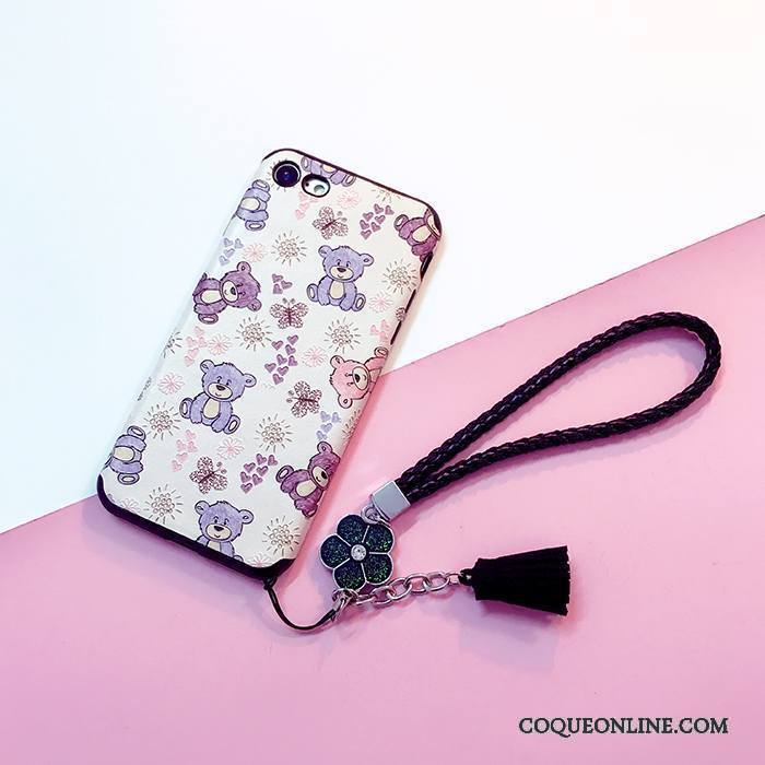 iPhone 6/6s Fluide Doux Tout Compris Coque De Téléphone Incassable Charmant Rose Étui