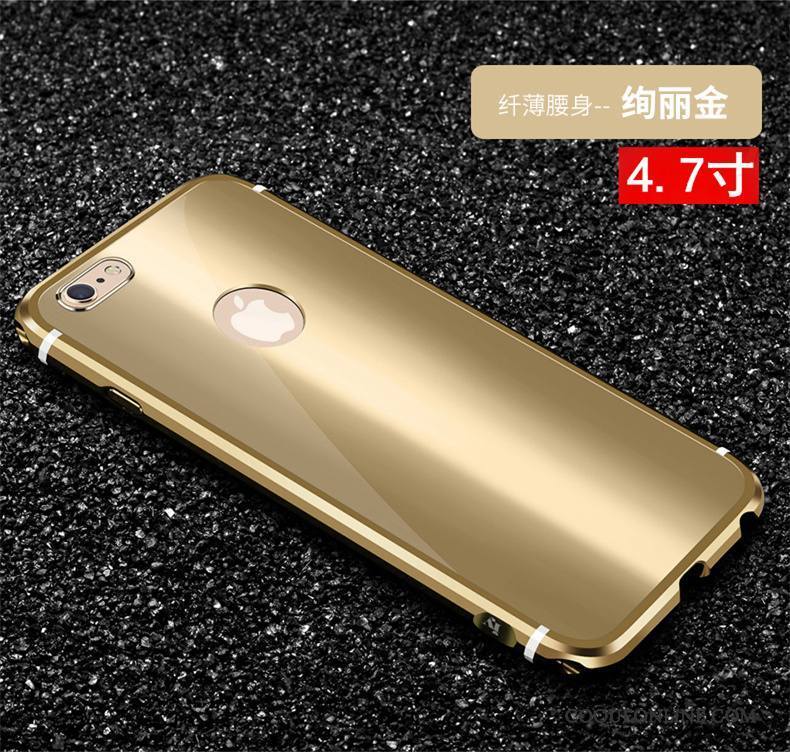 iPhone 6/6s Incassable Luxe Bleu Métal Tendance Coque De Téléphone Étui