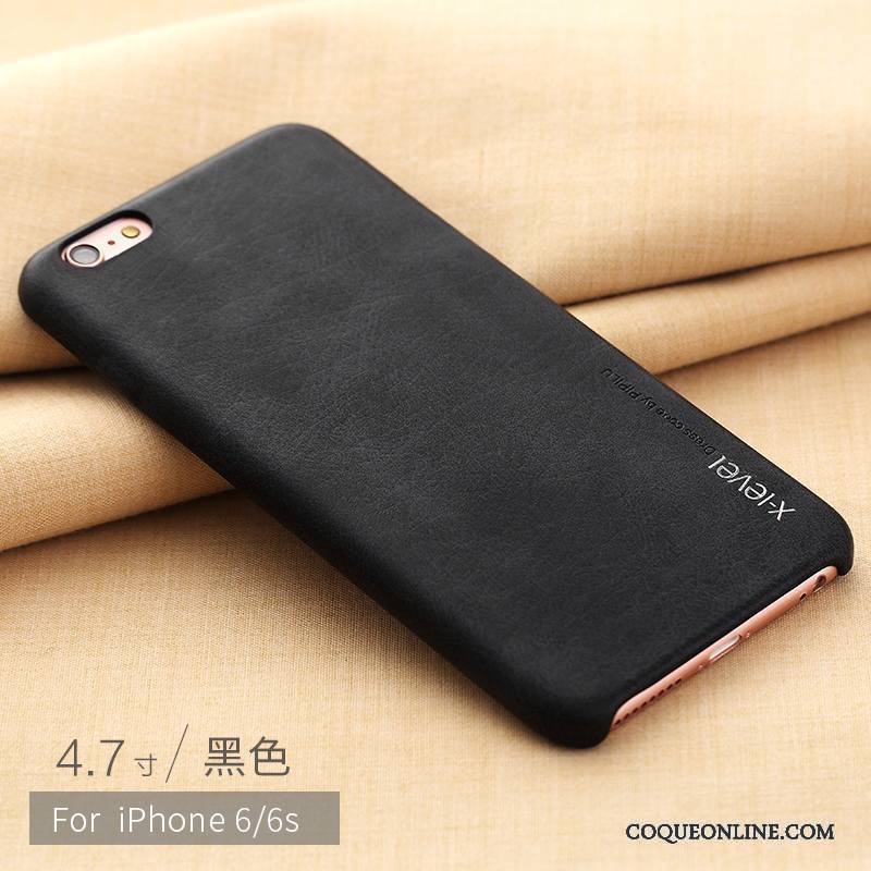 iPhone 6/6s Incassable Luxe Personnalité Foncé Coque De Téléphone Étui En Cuir Tendance