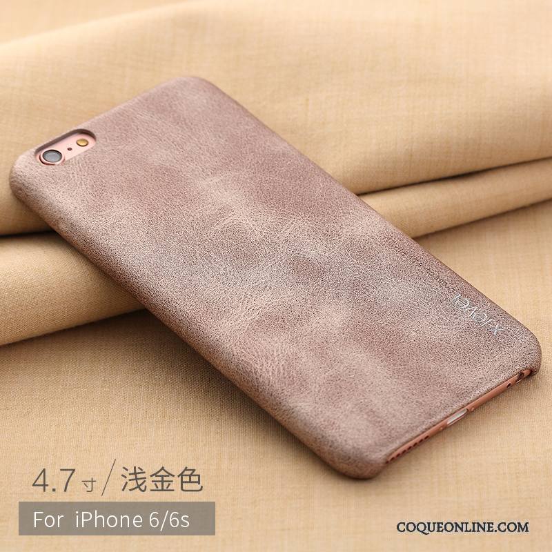 iPhone 6/6s Incassable Luxe Personnalité Foncé Coque De Téléphone Étui En Cuir Tendance