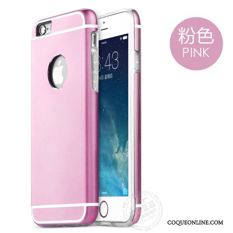 iPhone 6/6s Incassable Métal Bleu Coque De Téléphone Border Étui