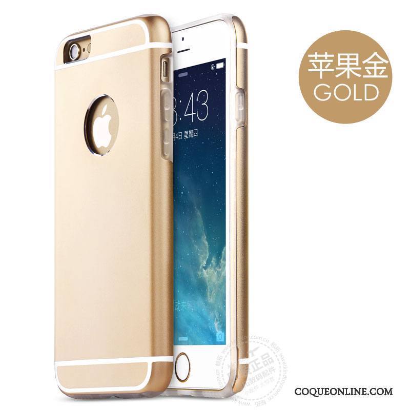 iPhone 6/6s Incassable Métal Bleu Coque De Téléphone Border Étui