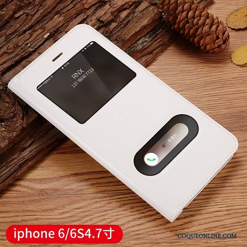 iPhone 6/6s Incassable Protection Clamshell Or Étui Étui En Cuir Coque De Téléphone