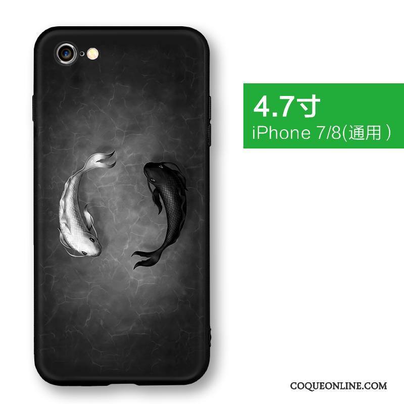 iPhone 6/6s Noir Tout Compris Incassable Étui Délavé En Daim Coque De Téléphone Très Mince