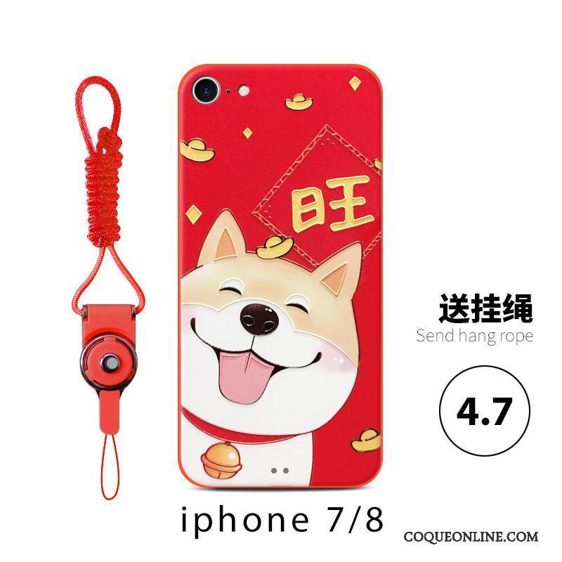 iPhone 6/6s Nouveau Coque De Téléphone De Fête Rouge Tout Compris Incassable Chiens