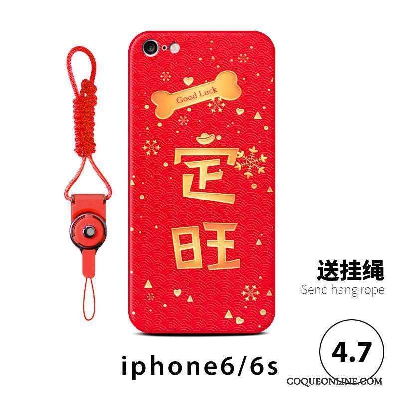 iPhone 6/6s Nouveau Coque De Téléphone De Fête Rouge Tout Compris Incassable Chiens