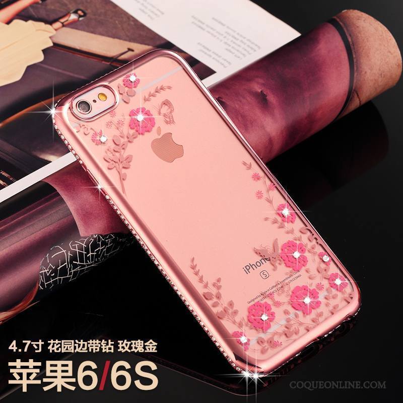 iPhone 6/6s Nouveau Luxe Marque De Tendance Tout Compris Incassable Coque De Téléphone Strass