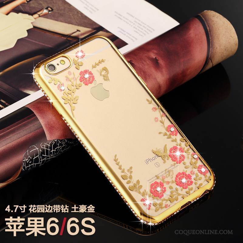 iPhone 6/6s Nouveau Luxe Marque De Tendance Tout Compris Incassable Coque De Téléphone Strass