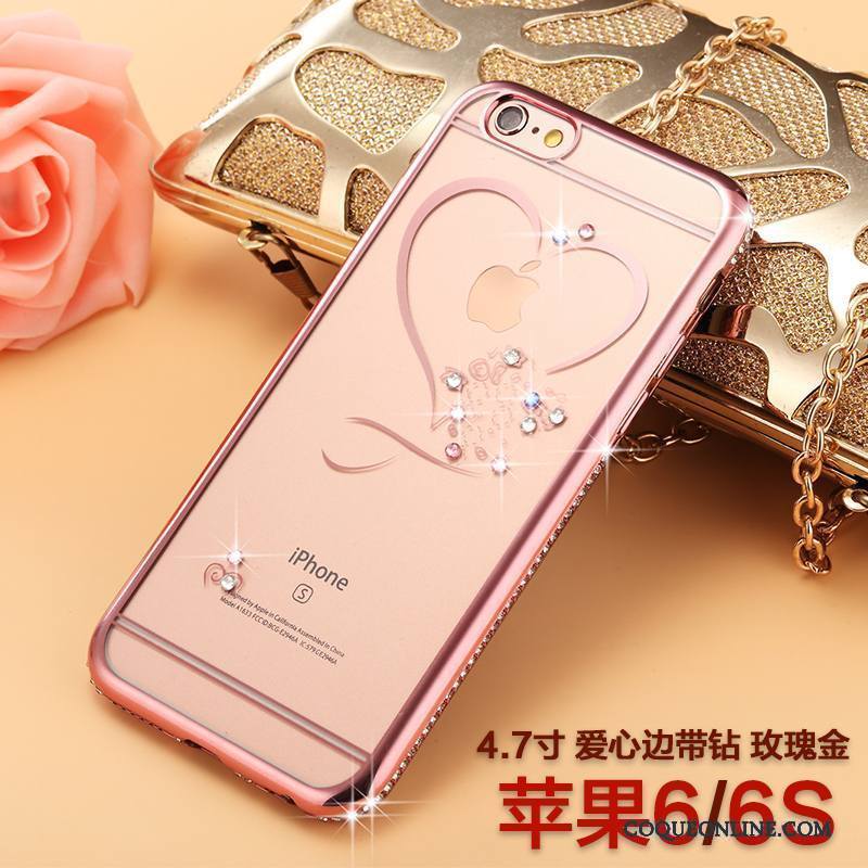 iPhone 6/6s Nouveau Luxe Marque De Tendance Tout Compris Incassable Coque De Téléphone Strass