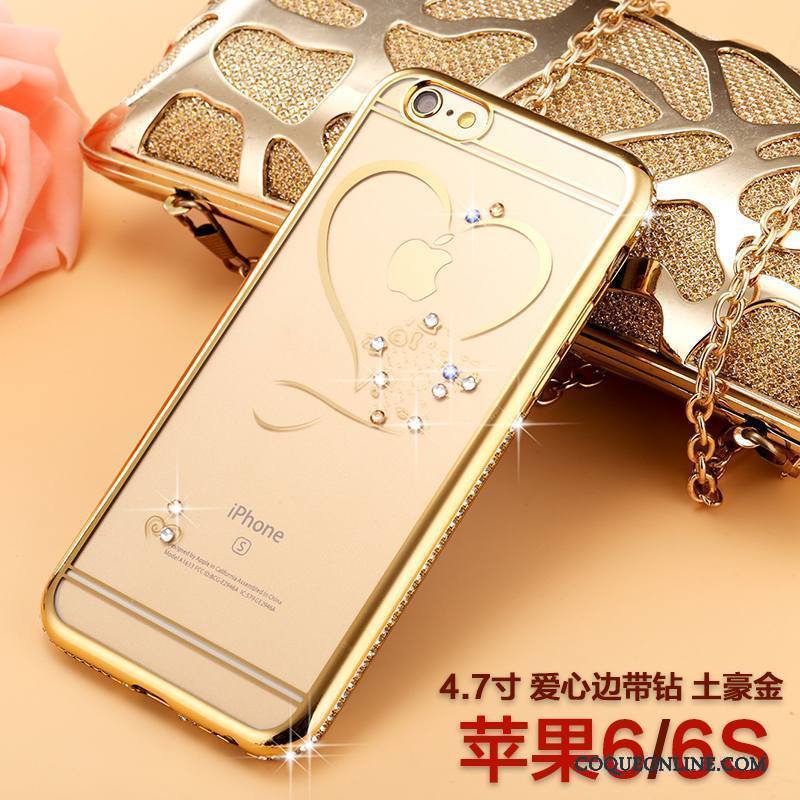 iPhone 6/6s Nouveau Luxe Marque De Tendance Tout Compris Incassable Coque De Téléphone Strass