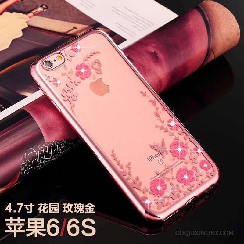 iPhone 6/6s Nouveau Luxe Marque De Tendance Tout Compris Incassable Coque De Téléphone Strass