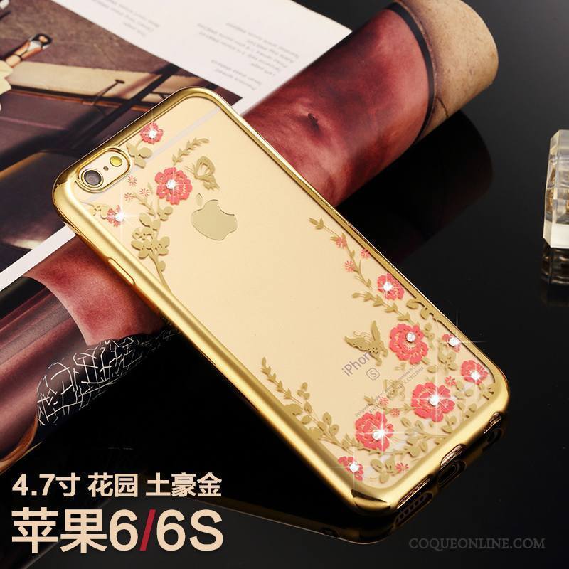 iPhone 6/6s Nouveau Luxe Marque De Tendance Tout Compris Incassable Coque De Téléphone Strass