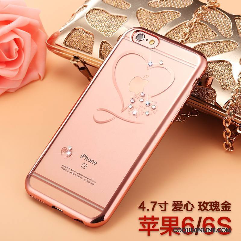 iPhone 6/6s Nouveau Luxe Marque De Tendance Tout Compris Incassable Coque De Téléphone Strass