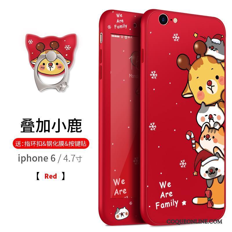 iPhone 6/6s Ornements Suspendus Dessin Animé Incassable Étui Fluide Doux Silicone Coque De Téléphone