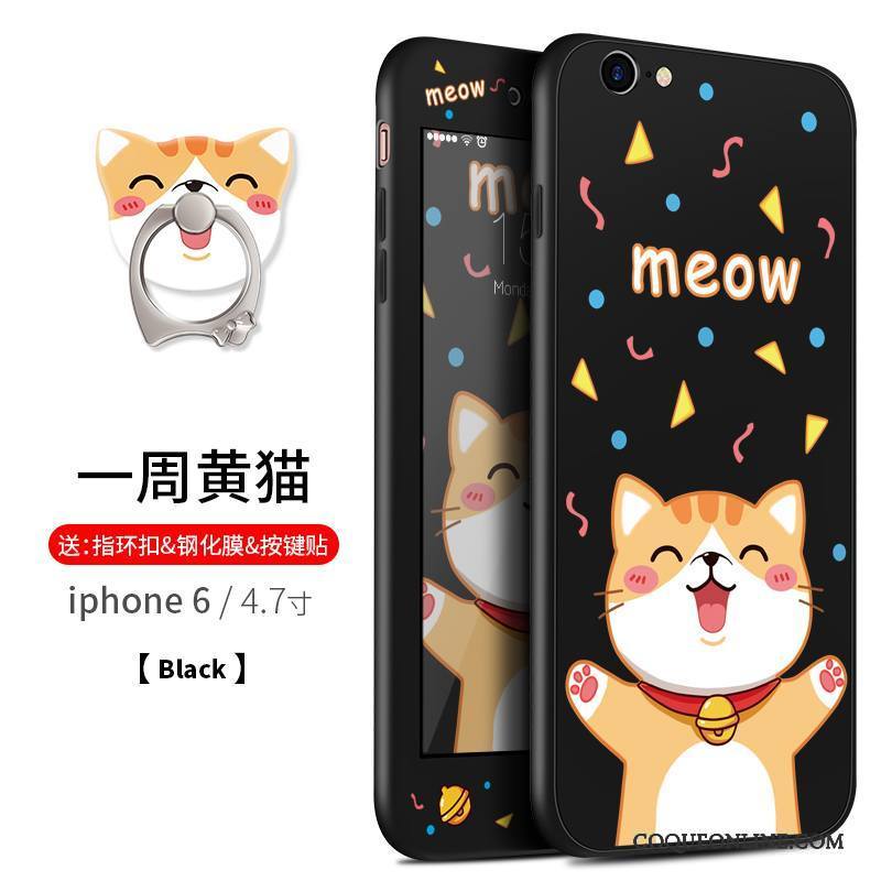 iPhone 6/6s Ornements Suspendus Dessin Animé Incassable Étui Fluide Doux Silicone Coque De Téléphone