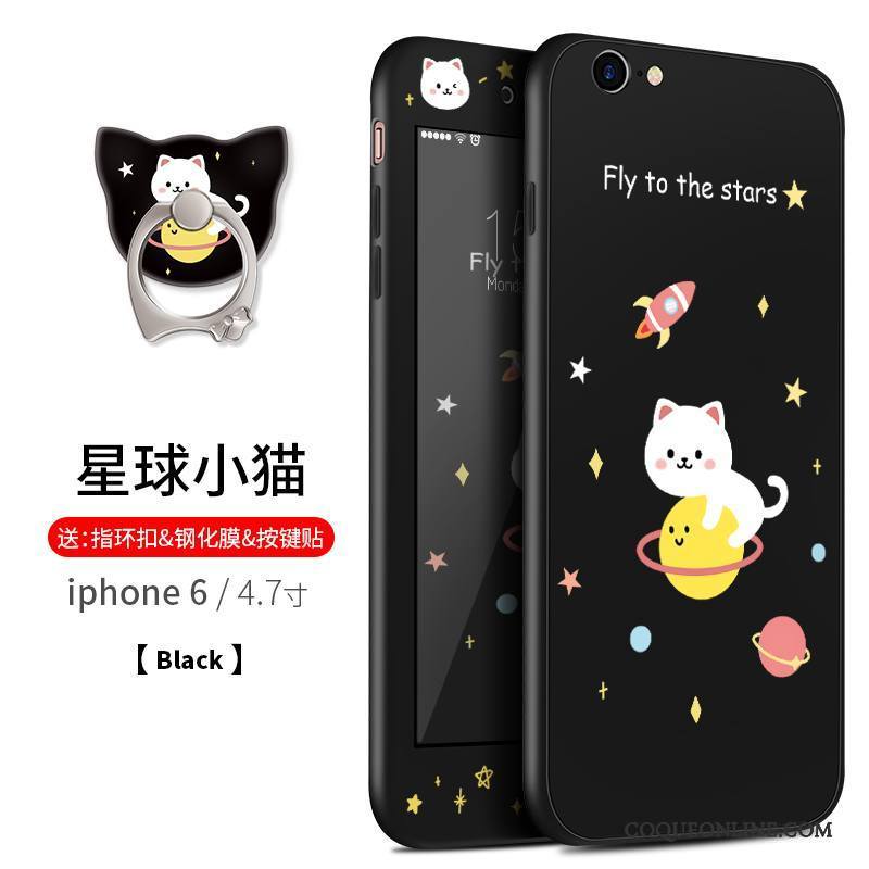 iPhone 6/6s Ornements Suspendus Dessin Animé Incassable Étui Fluide Doux Silicone Coque De Téléphone