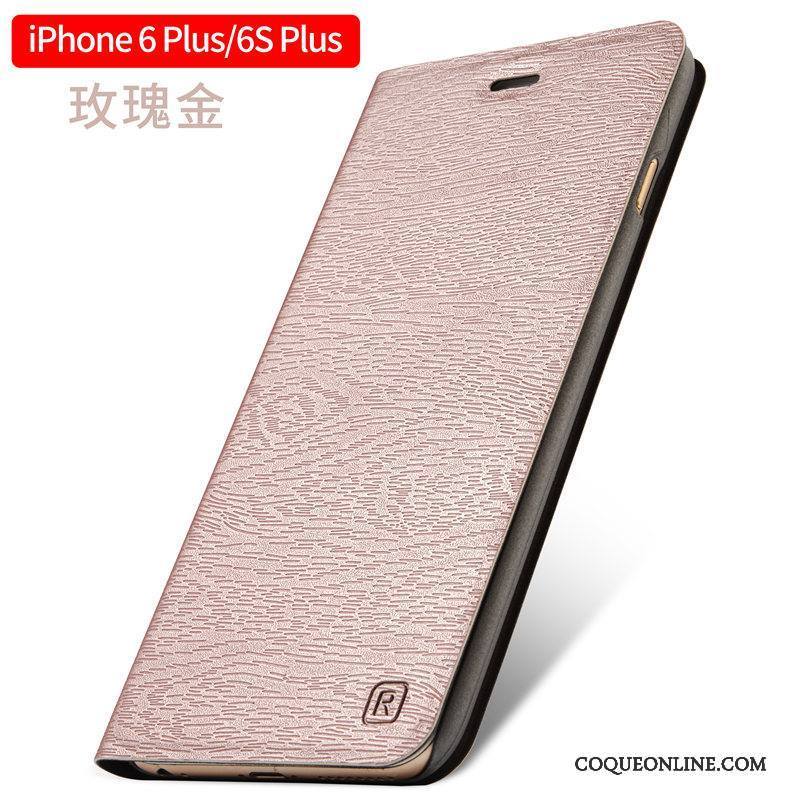 iPhone 6/6s Plus Bleu Clamshell Étui En Cuir Coque De Téléphone Protection Incassable